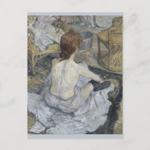 Rousse La Toilette van Henri de Toulouse-Lautrec Briefkaart