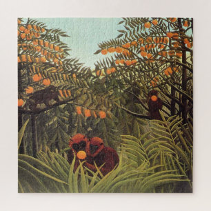 Rousseau - Apen in de Sinaasappelboomgaard Legpuzzel