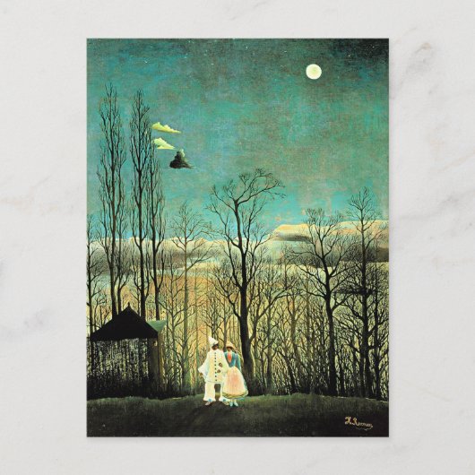 Rousseau - Carnival Evening Briefkaart (Voorkant)