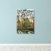 Rousseau - De banken van de Bievre bij Bicetre Canvas Afdruk (Insitu (Houten vloer))