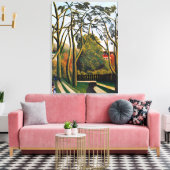 Rousseau - De banken van de Bievre bij Bicetre Canvas Afdruk (Insitu (Woonkamer))