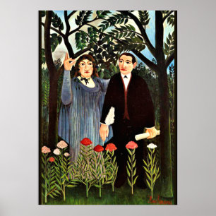 Rousseau - De Muse die de dichter inspireert Poster