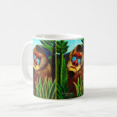 Rousseau - Mandril in het Oerwoud (Aanpassing) Koffiemok (Voorkant links)