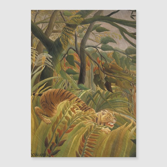 Rousseau Oerwoud Tropische Tijger Kunst (Voorkant)