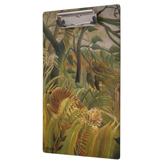 Rousseau Oerwoud Tropische Tijger Kunst Klembord (Links)