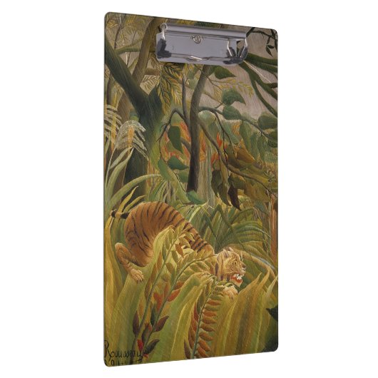 Rousseau Oerwoud Tropische Tijger Kunst Klembord (Rechts)