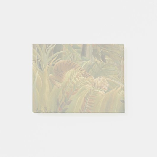 Rousseau Oerwoud Tropische Tijger Kunst Post-it® Notes (Voorkant)