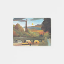 Rousseau Seine and Eiffel Tower in the Sunset