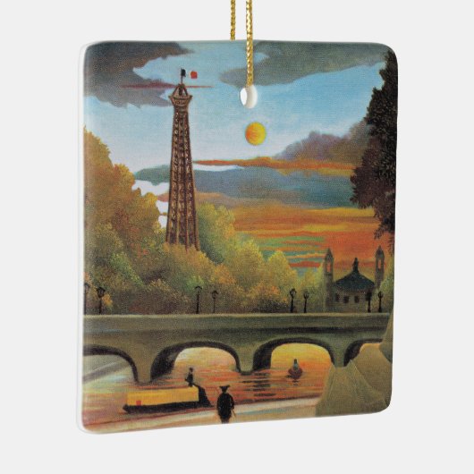 Rousseau - Seine en Eiffeltoren Keramisch Ornament (Rechts)