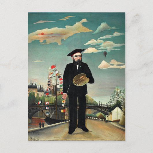 Rousseau - Self-Portrait, 1890 Briefkaart (Voorkant)