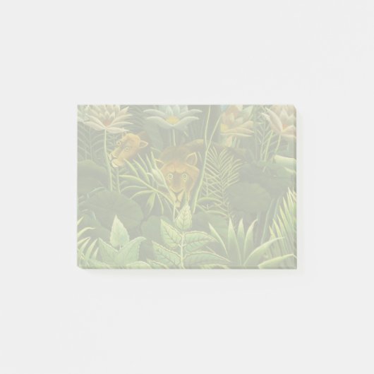 Rousseau Tropisch Oerwoud Leeuw Schilderen Post-it® Notes (Voorkant)