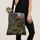 Rousseau's Hungry Lion art bags Tote Bag (Dichtbij)