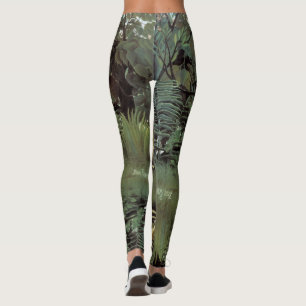 Rousseau's Hungry Lion art leggings