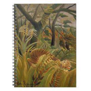 Rousseau's laptop met tijger notitieboek
