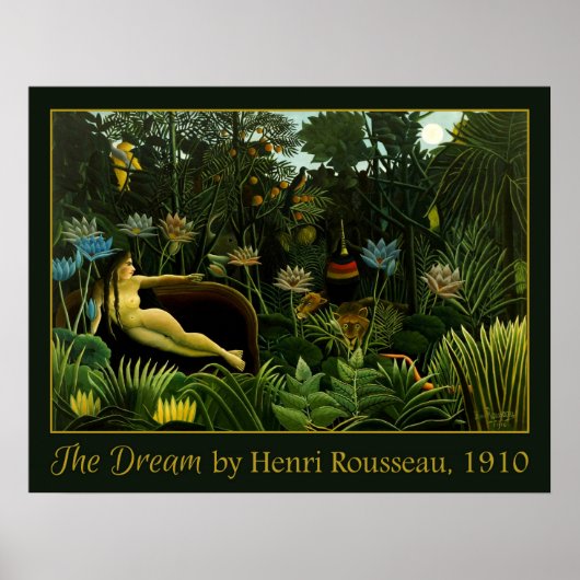 Rousseau's poster "De droom" (Voorkant)