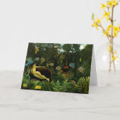 Rousseau's wenskaart 'De droom' Kaart (Gele Bloem)