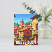 Roussillon France Briefkaart (Staand voorkant)