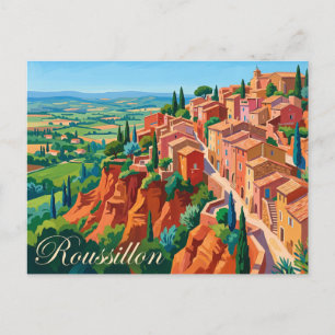 Roussillon Frankrijk Briefkaart