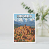 Roussillon Frankrijk Reizen Briefkaart (Staand voorkant)