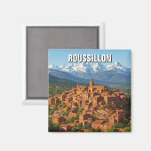 Roussillon Frankrijk Reizen Magneet (Voorkant / Achterkant)