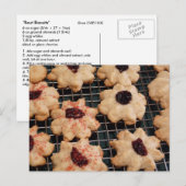 Rout Biscuits Cookie Recipe Post Card Briefkaart (Voorkant / Achterkant)