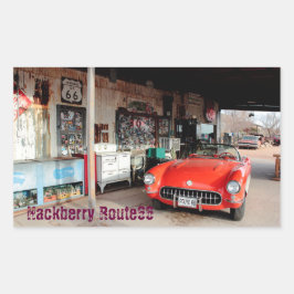 Route66 Hackberry Rechthoekige Sticker