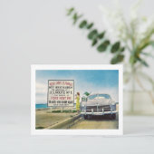 Route 1, Key West, Florida Retro Briefkaart (Staand voorkant)