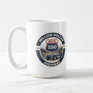 Route 550 Million Dollar Highway klassieke cadeaua Koffiemok
