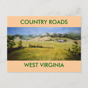 Route 55, Hoogland Schilderachtig Briefkaart van d