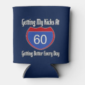 Route 60th Birthday Blikjeskoeler (Voorkant)