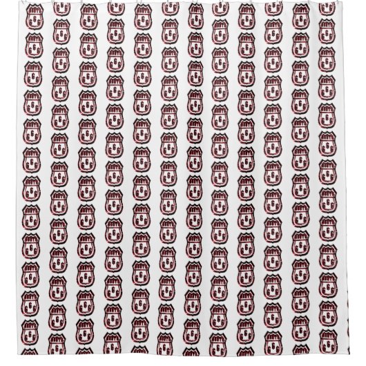 Route 666 douchegordijn (Voorkant)