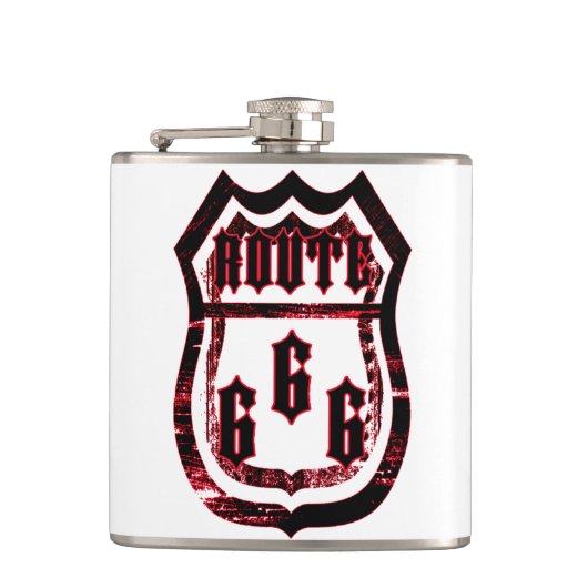 Route 666 heupfles (Voorkant)