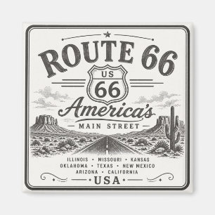 Route 66 100 Jaar Kunst Magneet
