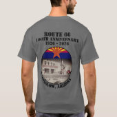 Route 66 100th Anniversary Winslow Arizona Back T-shirt (Achterkant)