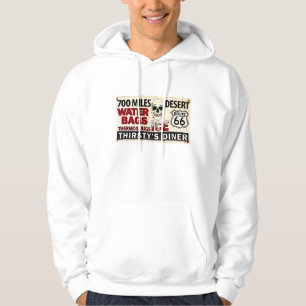 Route 66 - 700 mijl woestijn wegbord hoodie