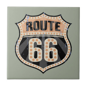 Route 66 -717 Dot Tegeltje