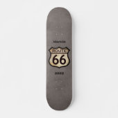 Route 66 (aanpasbaar) skateboard (Voorkant)