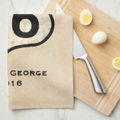 Route 66 (aanpasbaar) theedoek (Quarter Fold)