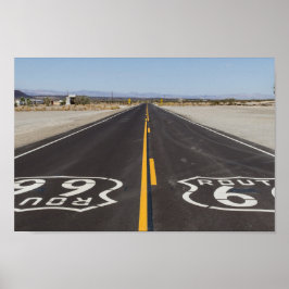 Route 66, Amboy (Californië, Verenigde Staten) Poster