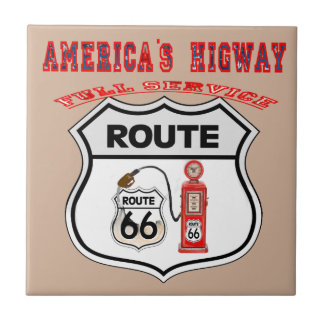 route 66 america higway gifts tegeltje