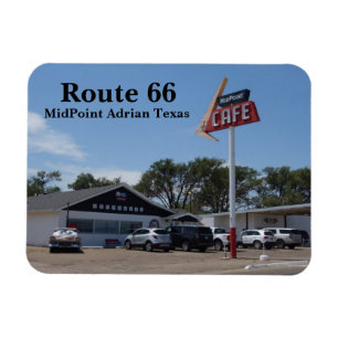 Route 66 Amerika's Main St. Adrian Texas MidPoint Magneet