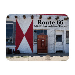Route 66 Amerika's Main St. Adrian Texas MidPoint Magneet