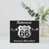 Route 66 -- Ansichtkaart Briefkaart (Staand voorkant)