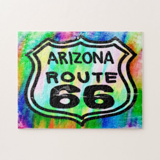 Route 66 Art Déco Arizona. Jigsaw Puzzle (Horizontal)
