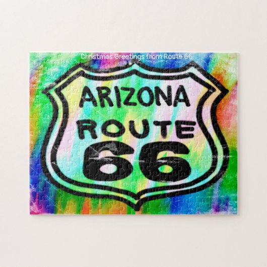 Route 66 Art Déco Arizona. Jigsaw Puzzle (Horizontal)