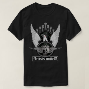 Route 66 Artistes United V-8 T-Shirt