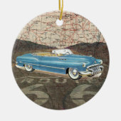 Route 66 Auto - SRF Keramisch Ornament (Voorkant)