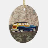 Route 66 Auto - SRF Keramisch Ornament (Rechts)