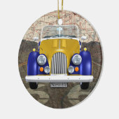 Route 66  Auto - SRF Keramisch Ornament (Links)
