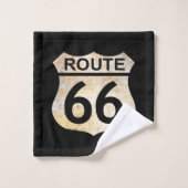 Route 66 bad handdoek (Wasdoekje)